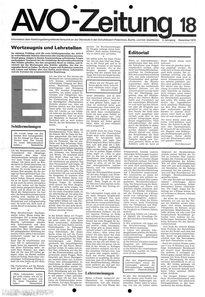 Buchumschlag - Heft 18