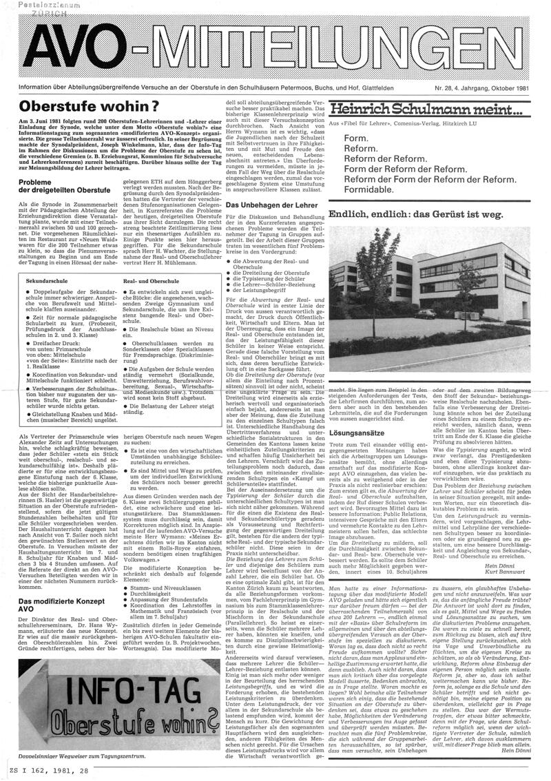 Buchumschlag - Heft 28