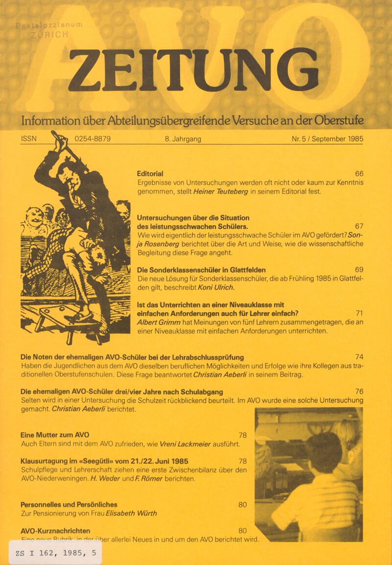 Buchumschlag - Heft 5