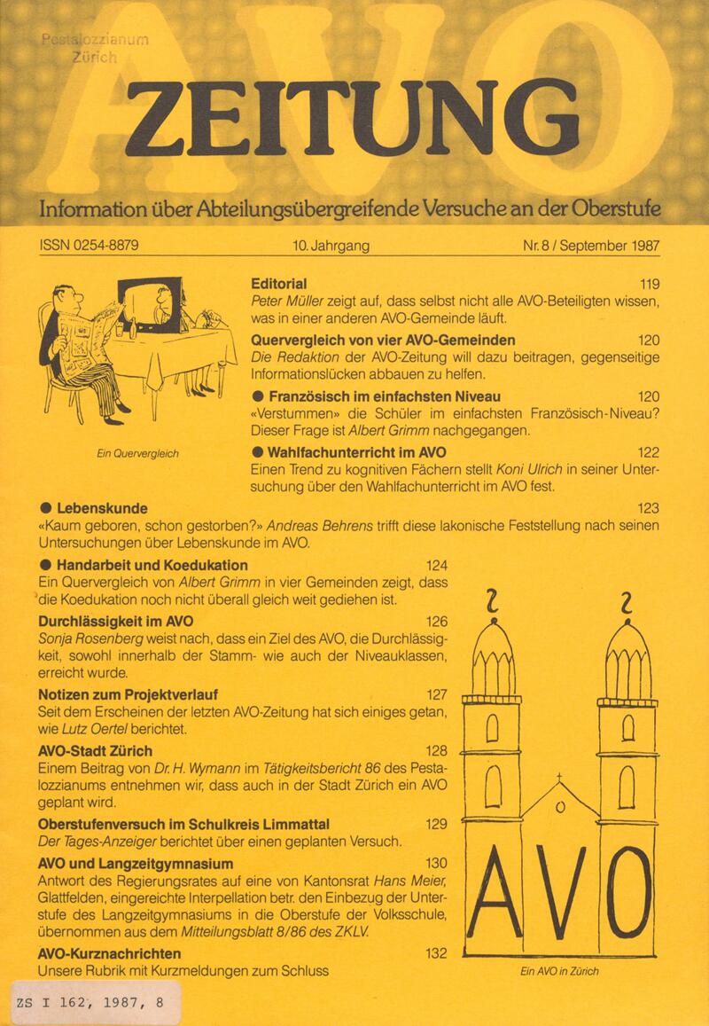 Buchumschlag - Heft 8