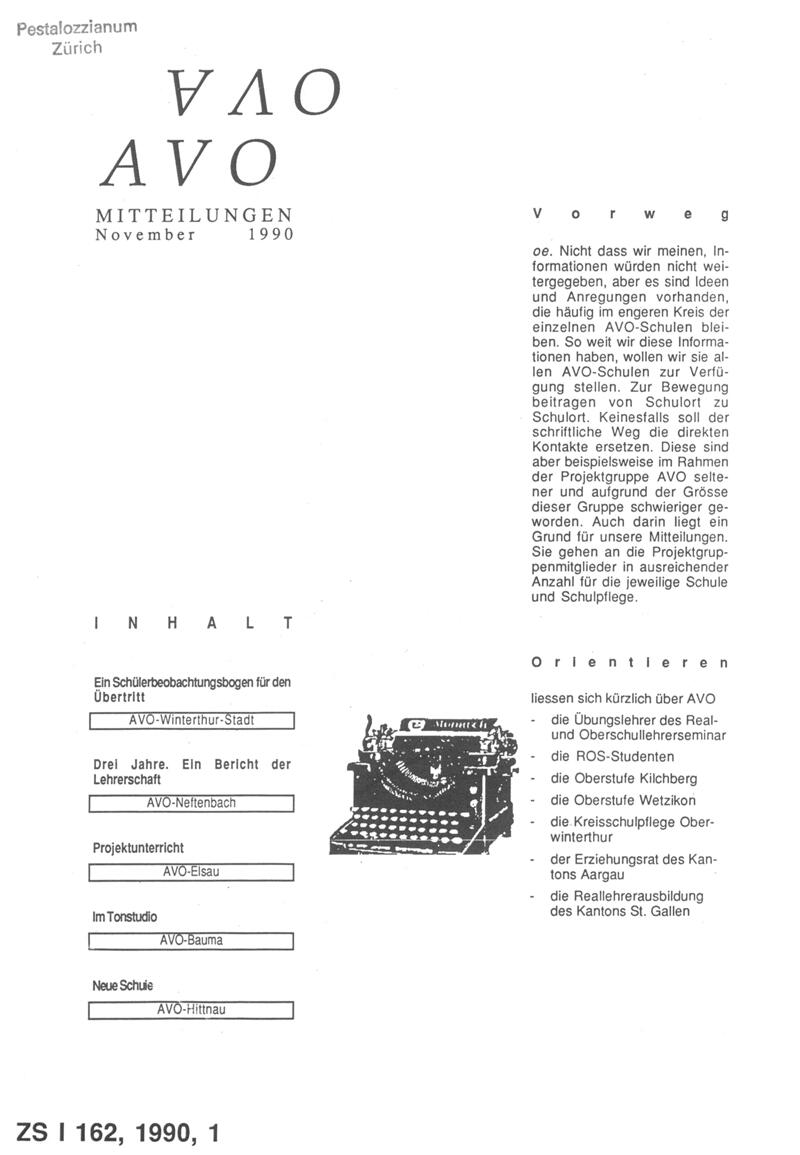 Buchumschlag - Heft 1