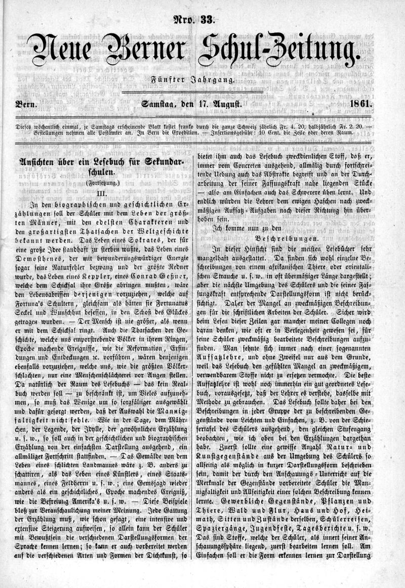 Buchumschlag - Heft 33