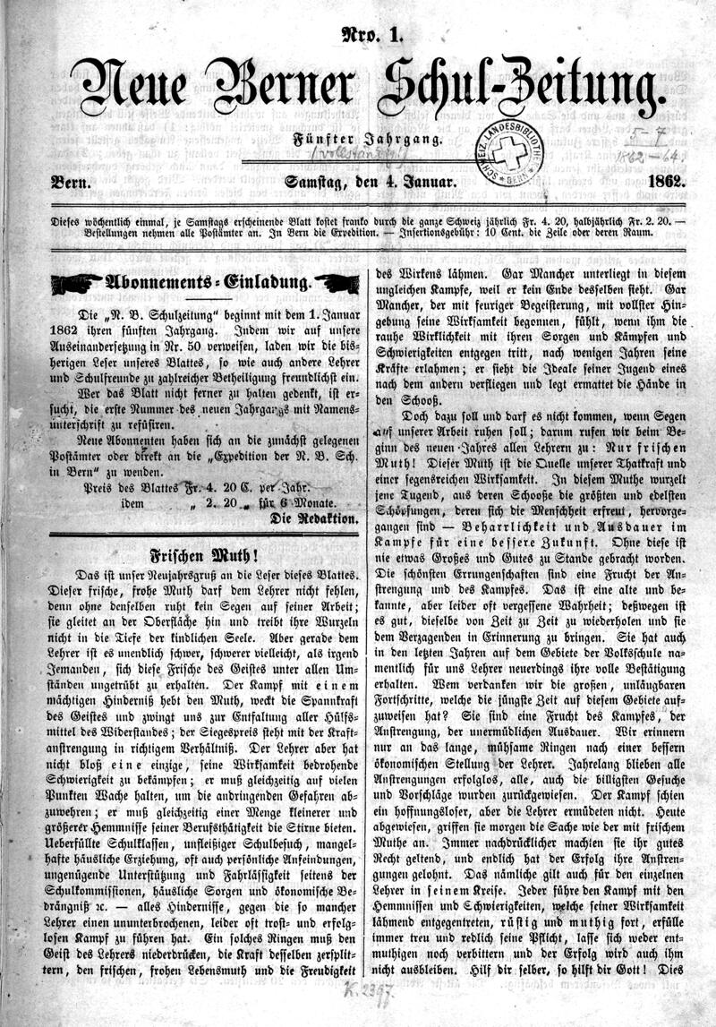 Buchumschlag - Heft 1