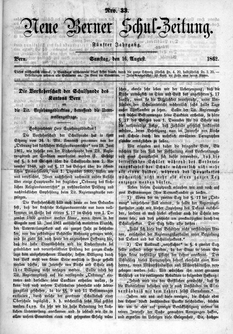 Buchumschlag - Heft 33