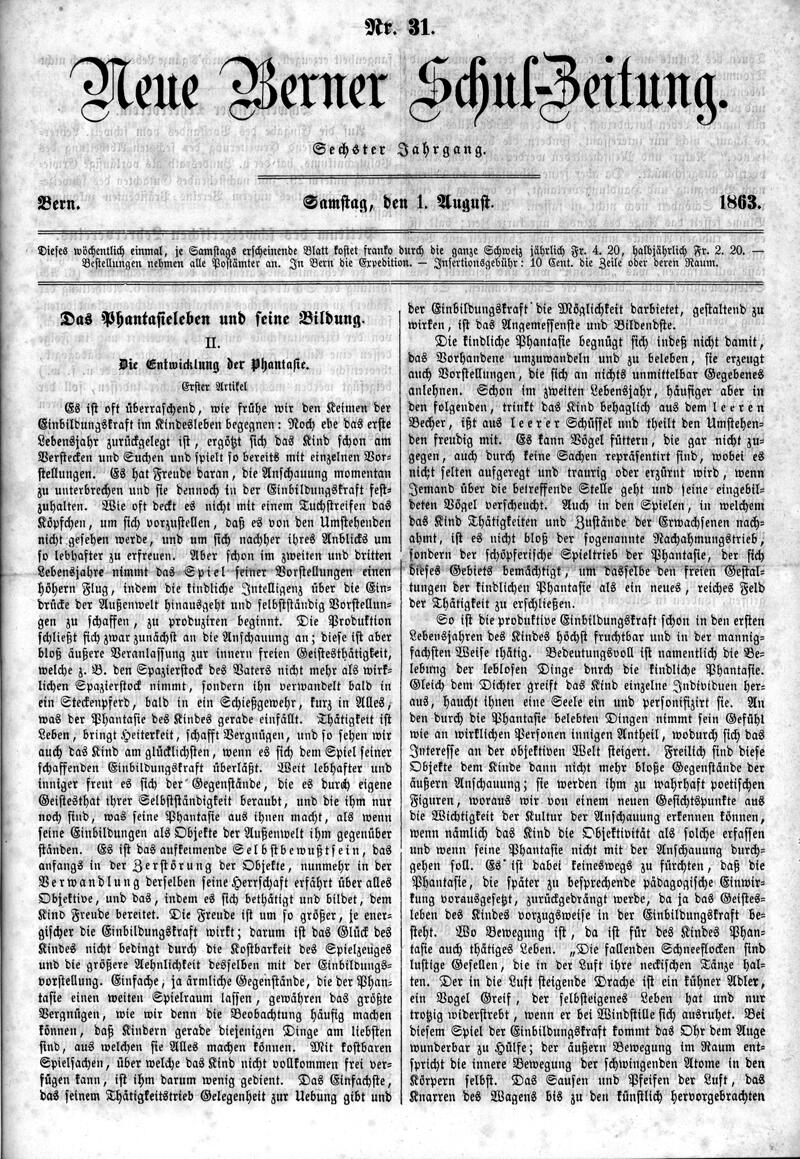Buchumschlag - Heft 31