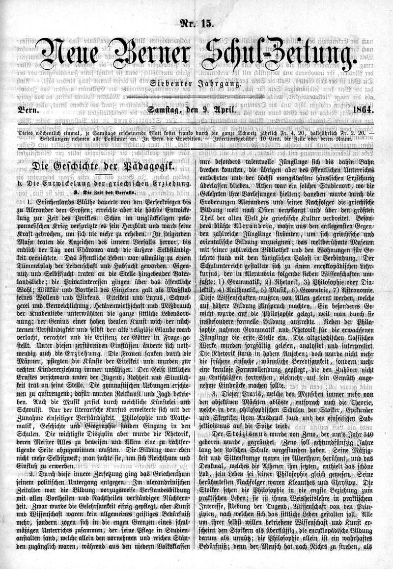 Buchumschlag - Heft 15
