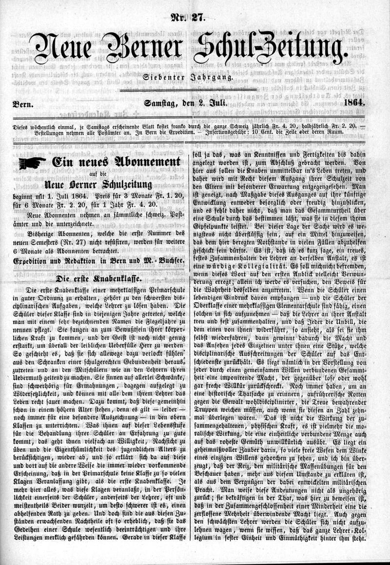 Buchumschlag - Heft 27