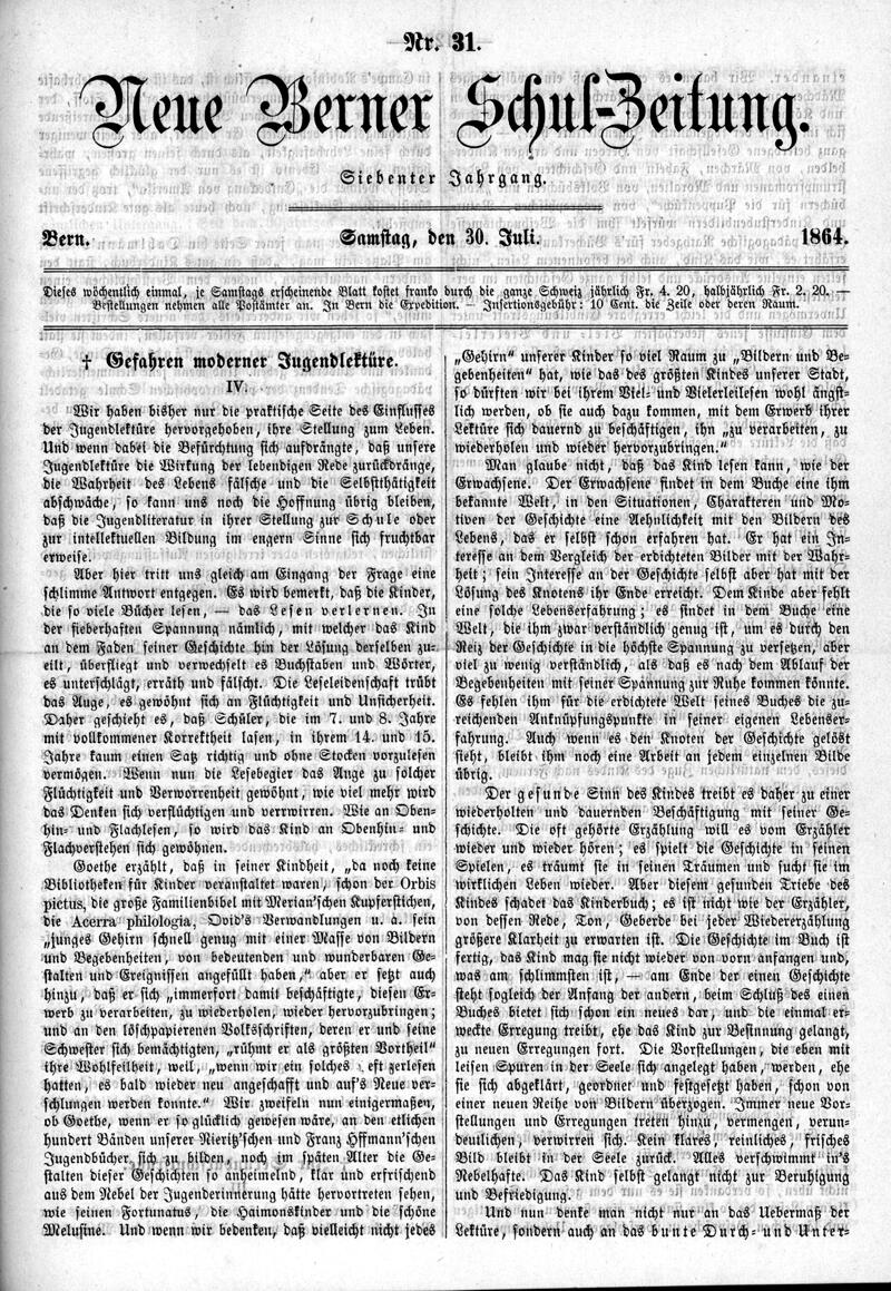 Buchumschlag - Heft 31