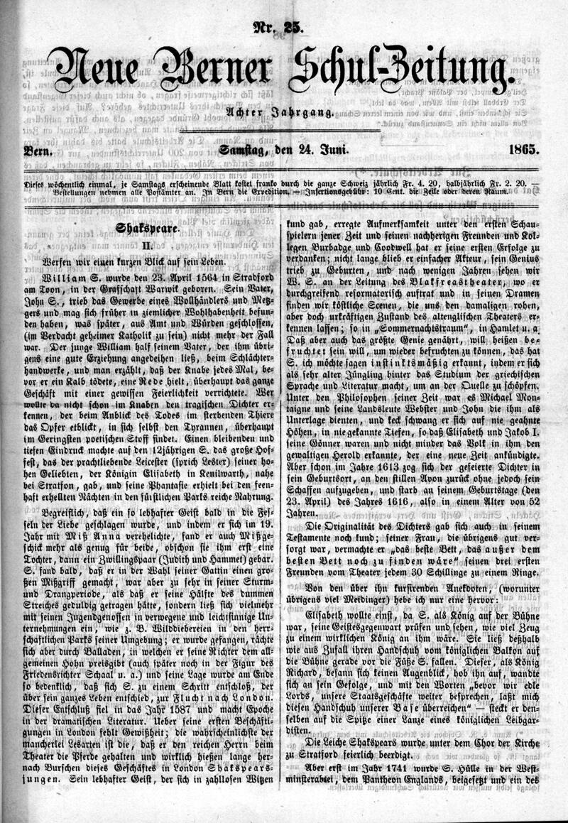 Buchumschlag - Heft 25