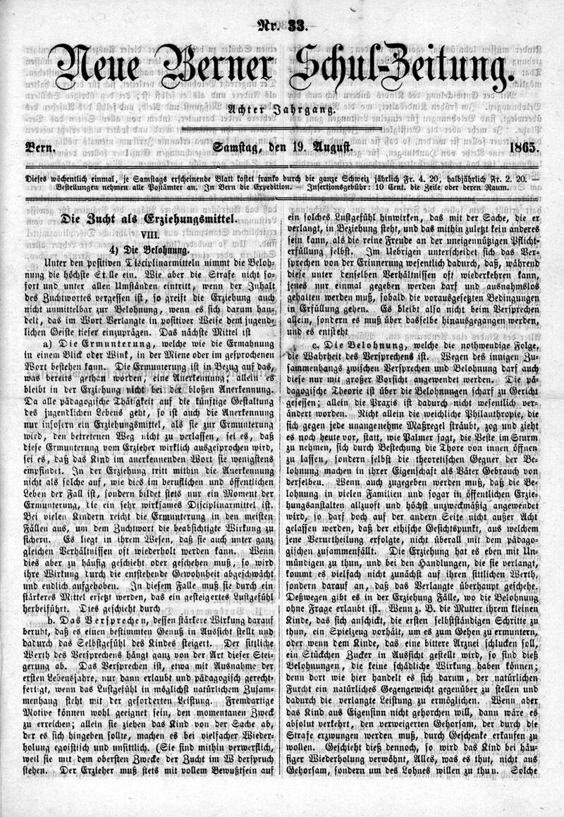 Buchumschlag - Heft 33