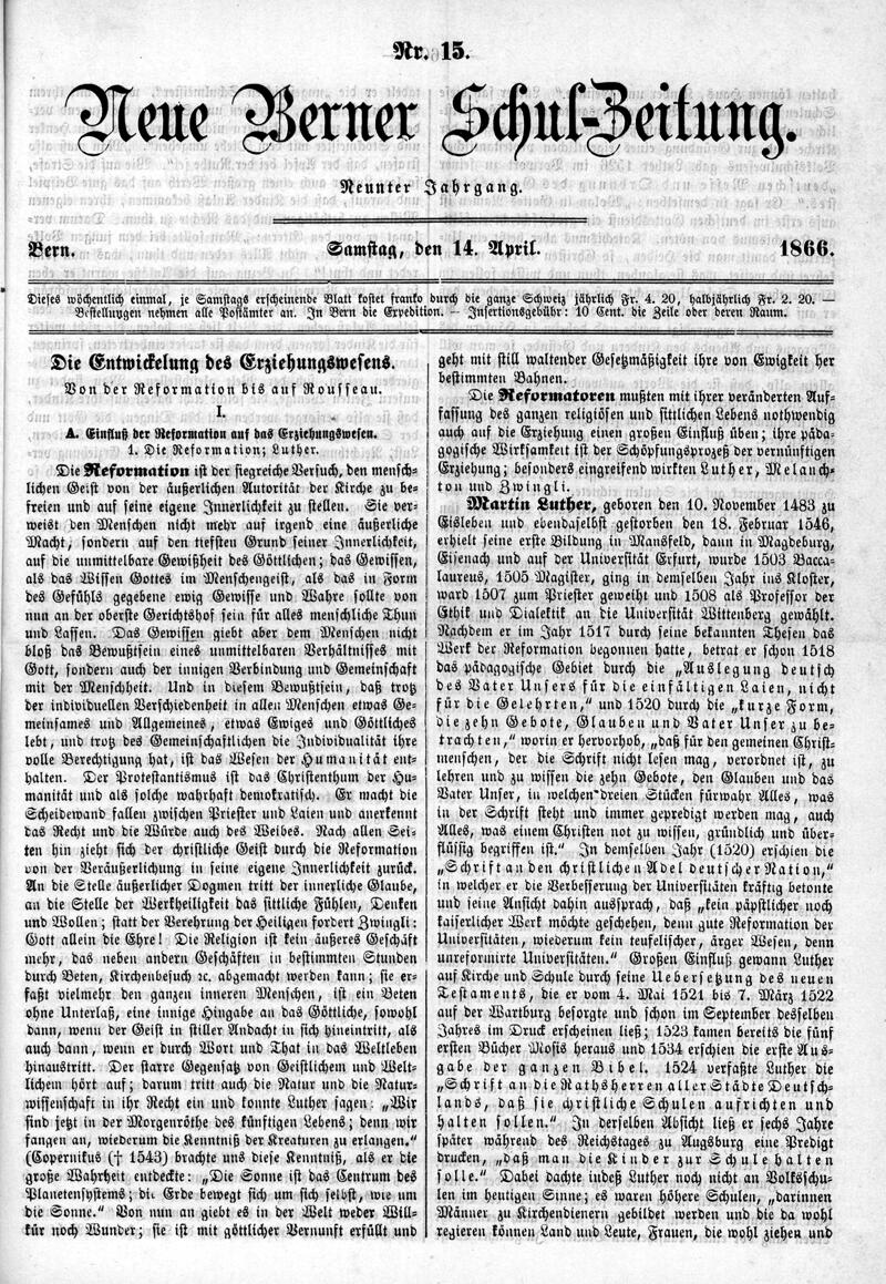 Buchumschlag - Heft 15