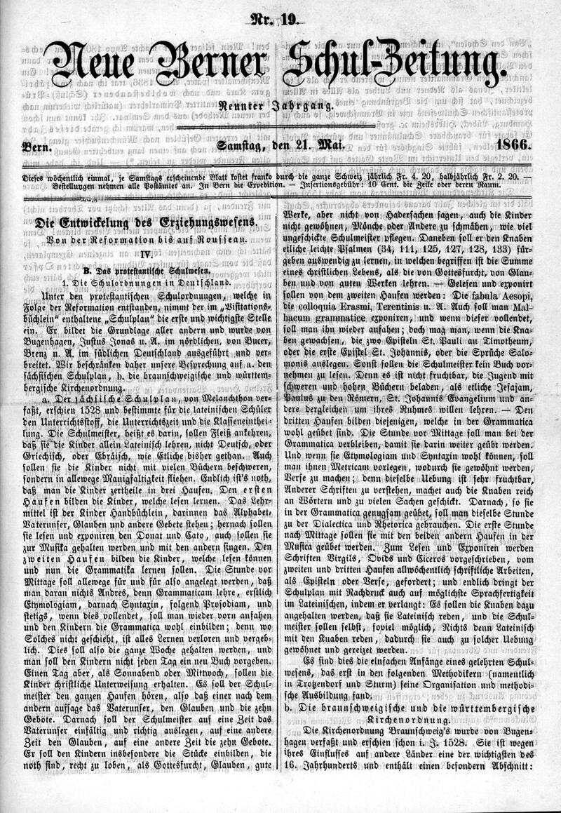 Buchumschlag - Heft 19