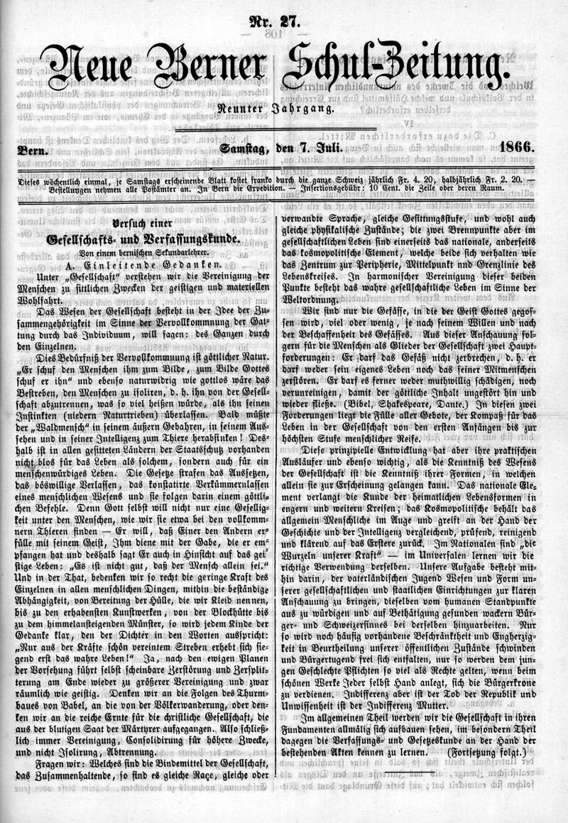 Buchumschlag - Heft 27