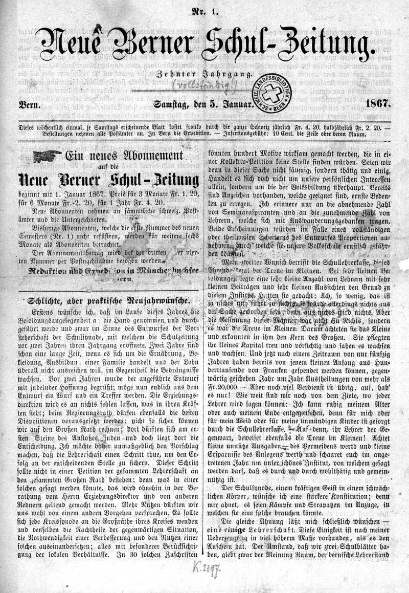 Buchumschlag - Heft 1