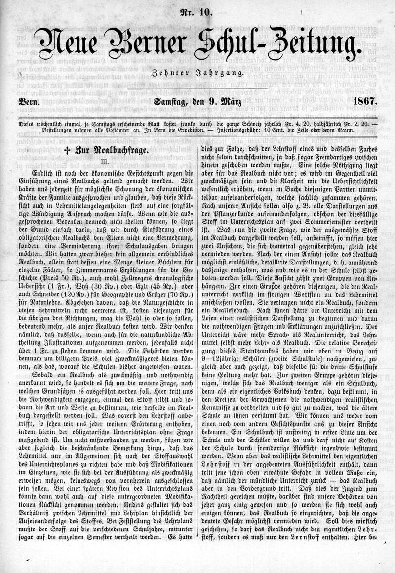 Buchumschlag - Heft 10