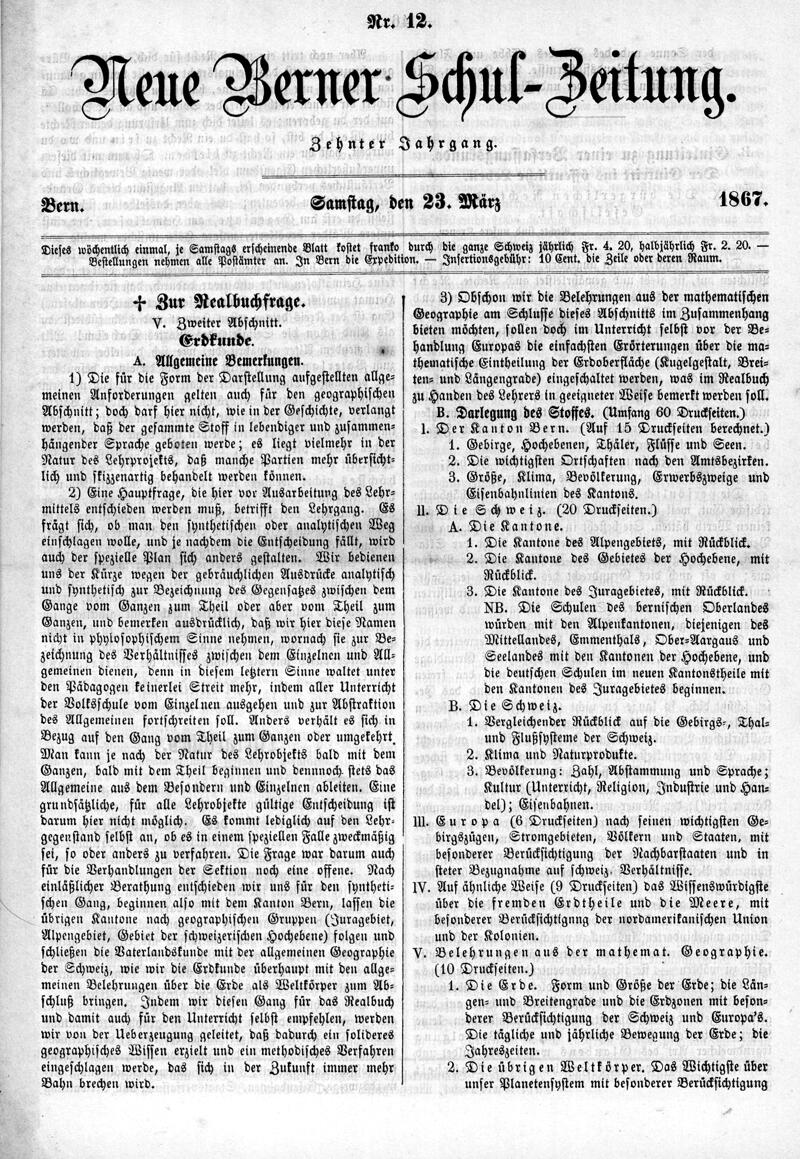 Buchumschlag - Heft 12