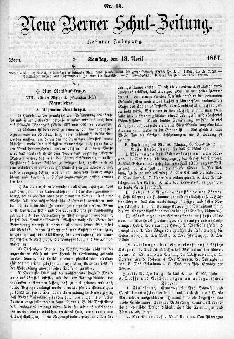 Buchumschlag - Heft 15