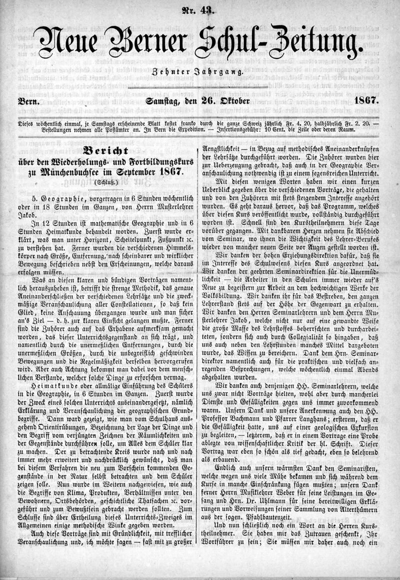 Buchumschlag - Heft 43