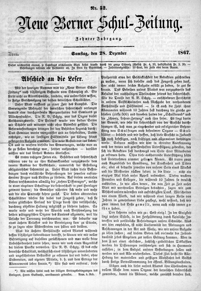 Buchumschlag - Heft 52