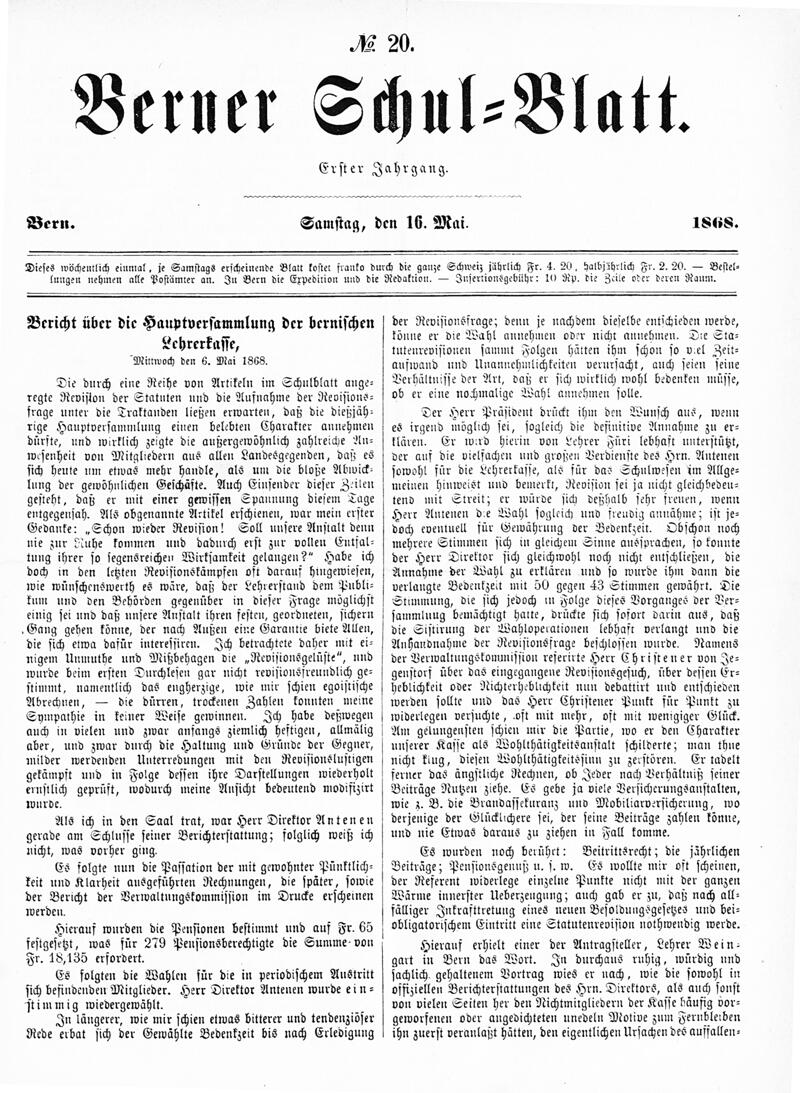 Buchumschlag - Heft 20