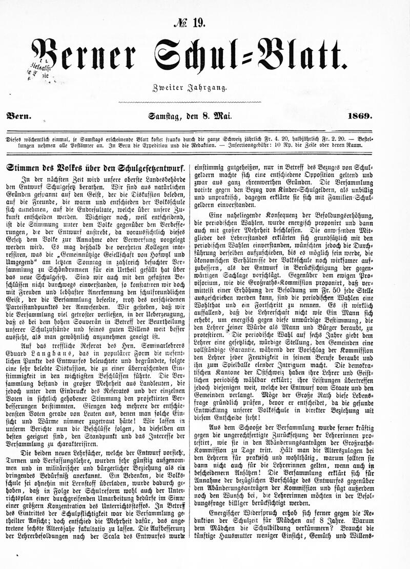 Buchumschlag - Heft 19