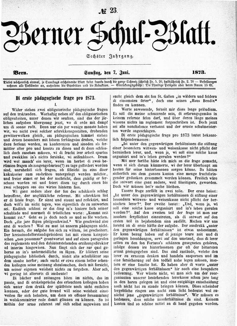 Buchumschlag - Heft 23