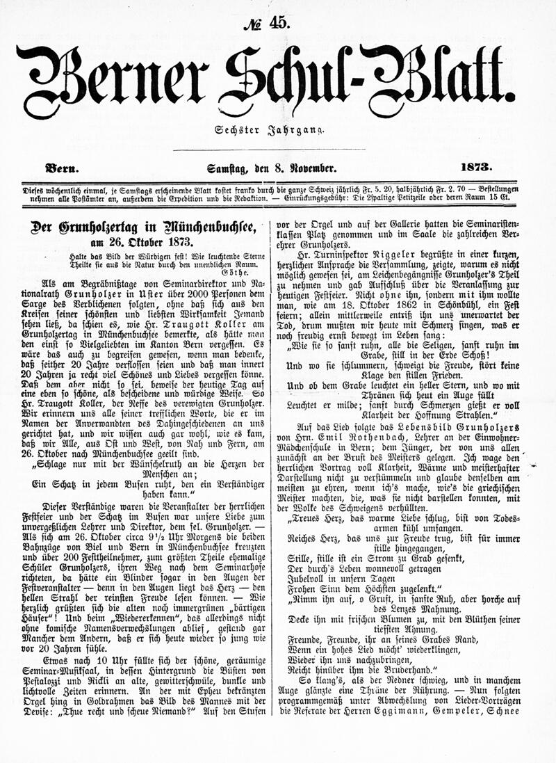 Buchumschlag - Heft 45