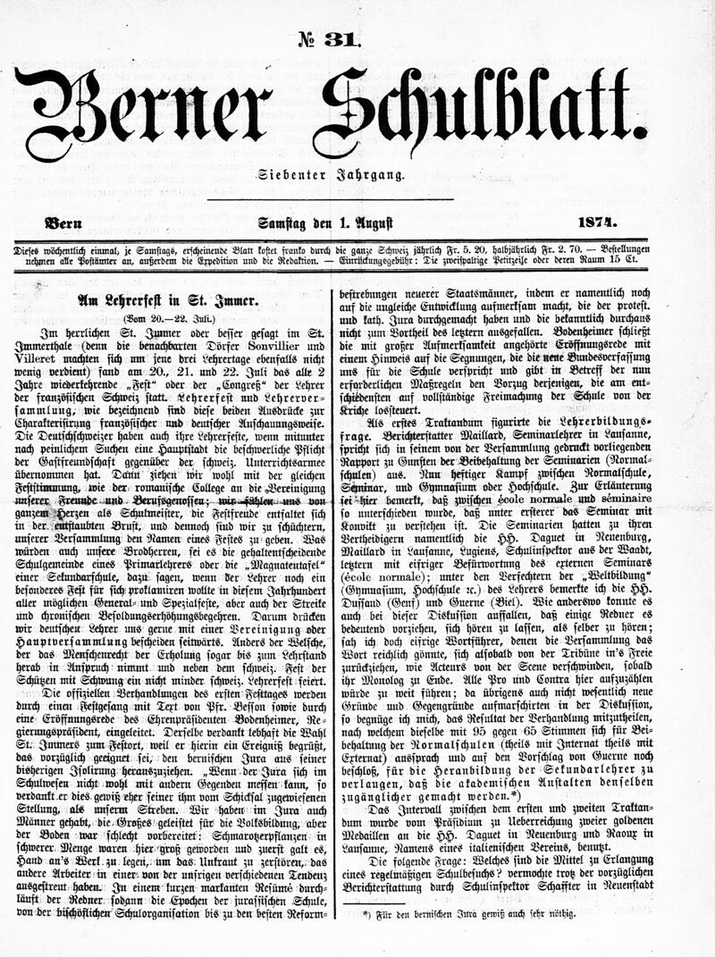 Buchumschlag - Heft 31