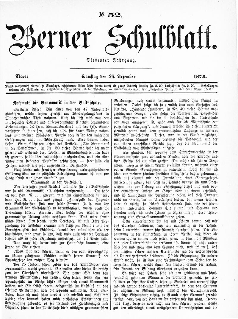 Buchumschlag - Heft 52