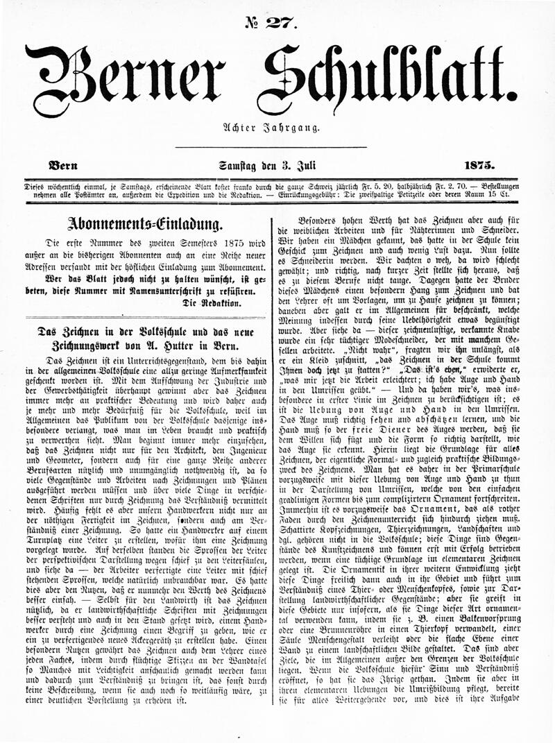 Buchumschlag - Heft 27