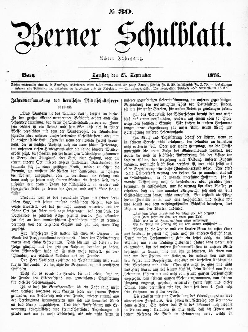 Buchumschlag - Heft 39