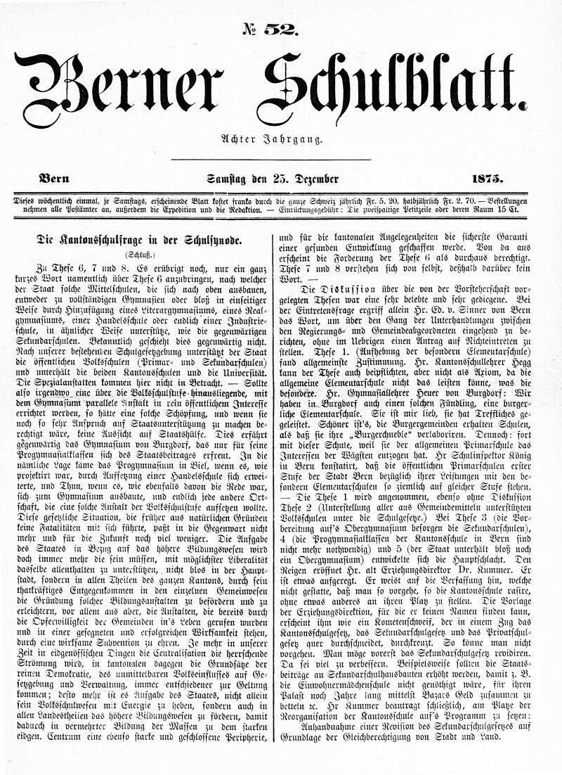 Buchumschlag - Heft 52