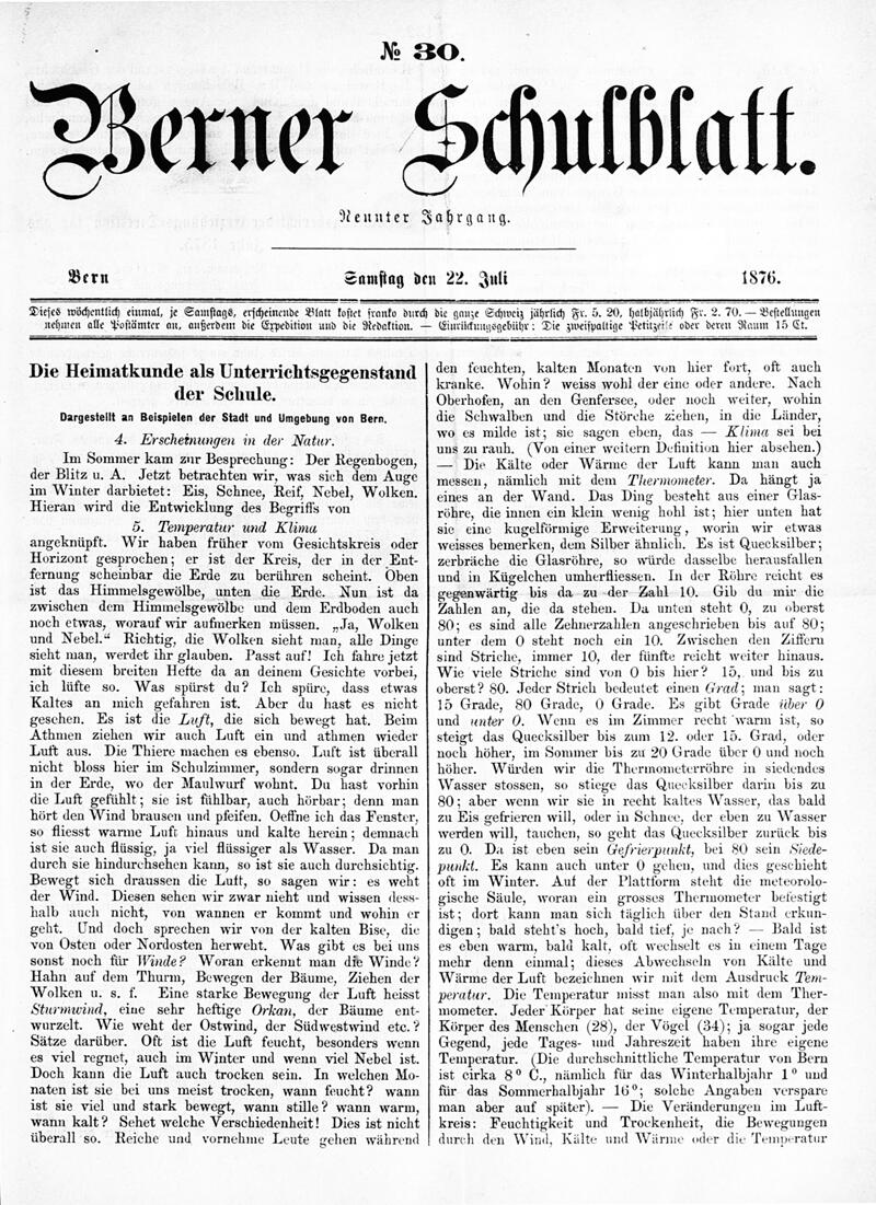 Buchumschlag - Heft 30