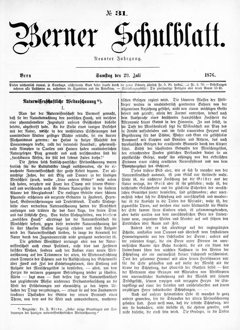 Buchumschlag - Heft 31
