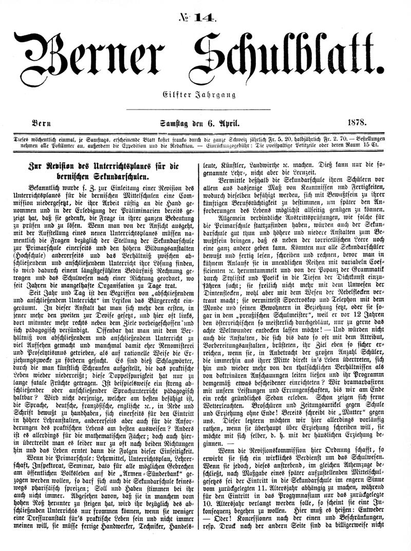 Buchumschlag - Heft 14