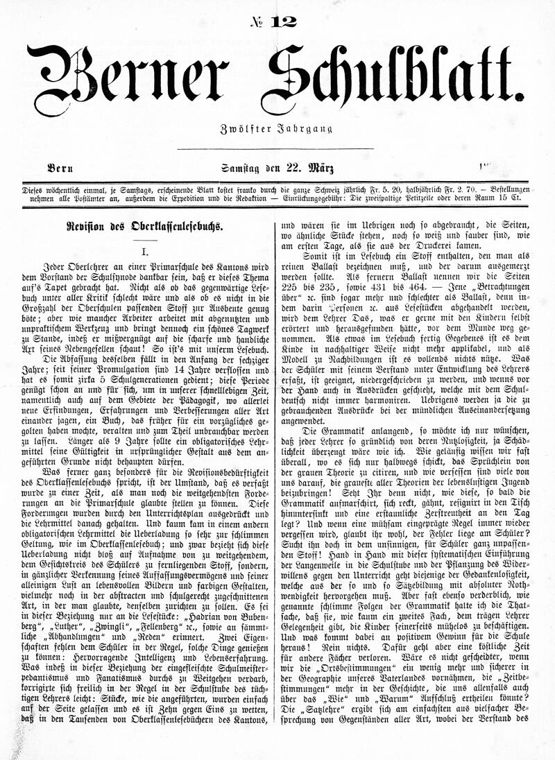 Buchumschlag - Heft 12