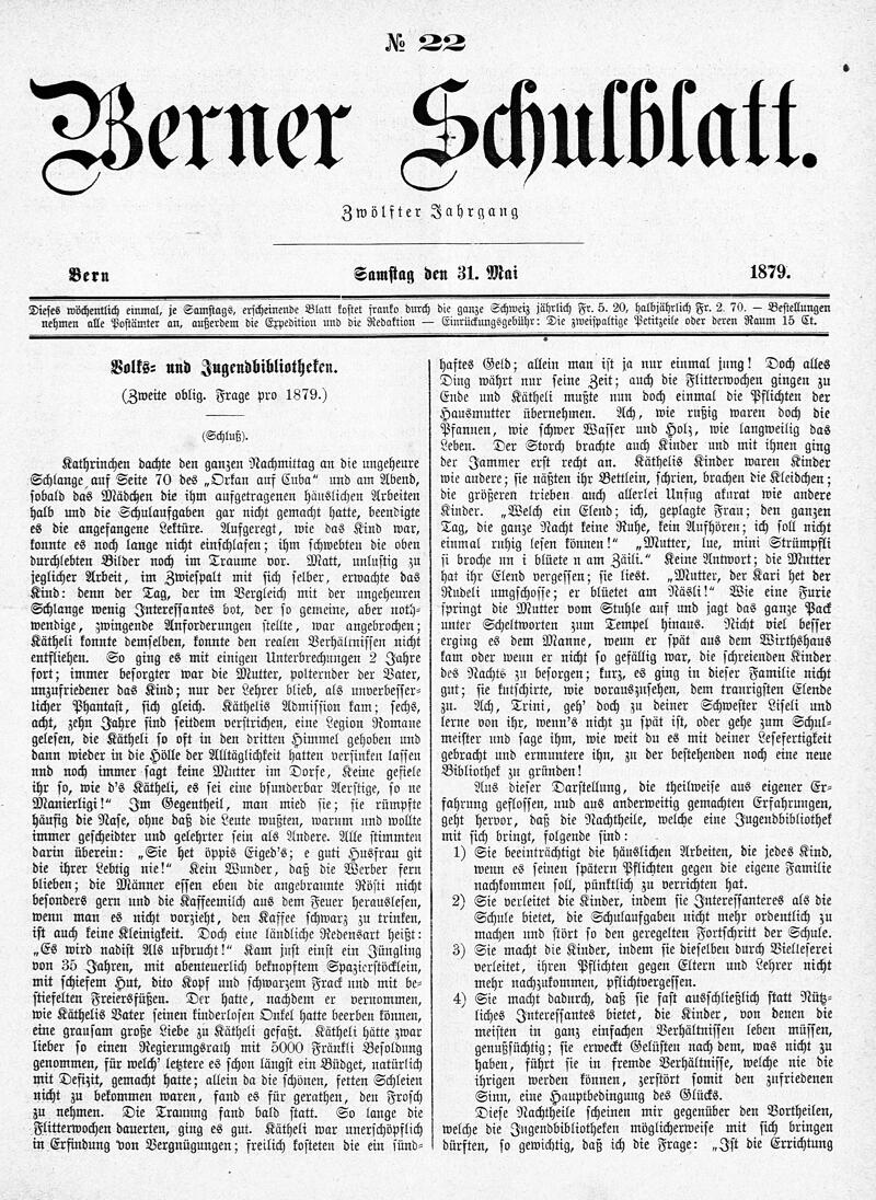 Buchumschlag - Heft 22