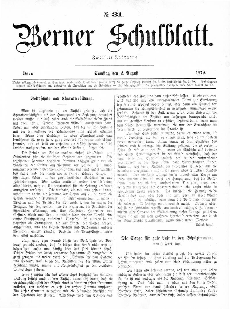 Buchumschlag - Heft 31