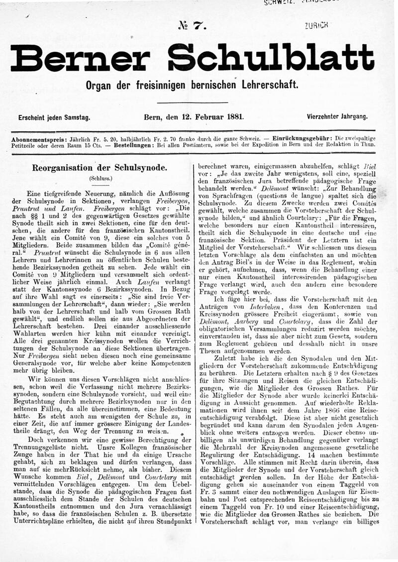 Buchumschlag - Heft 7