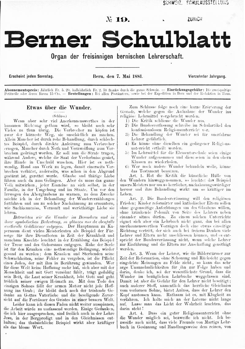 Buchumschlag - Heft 19