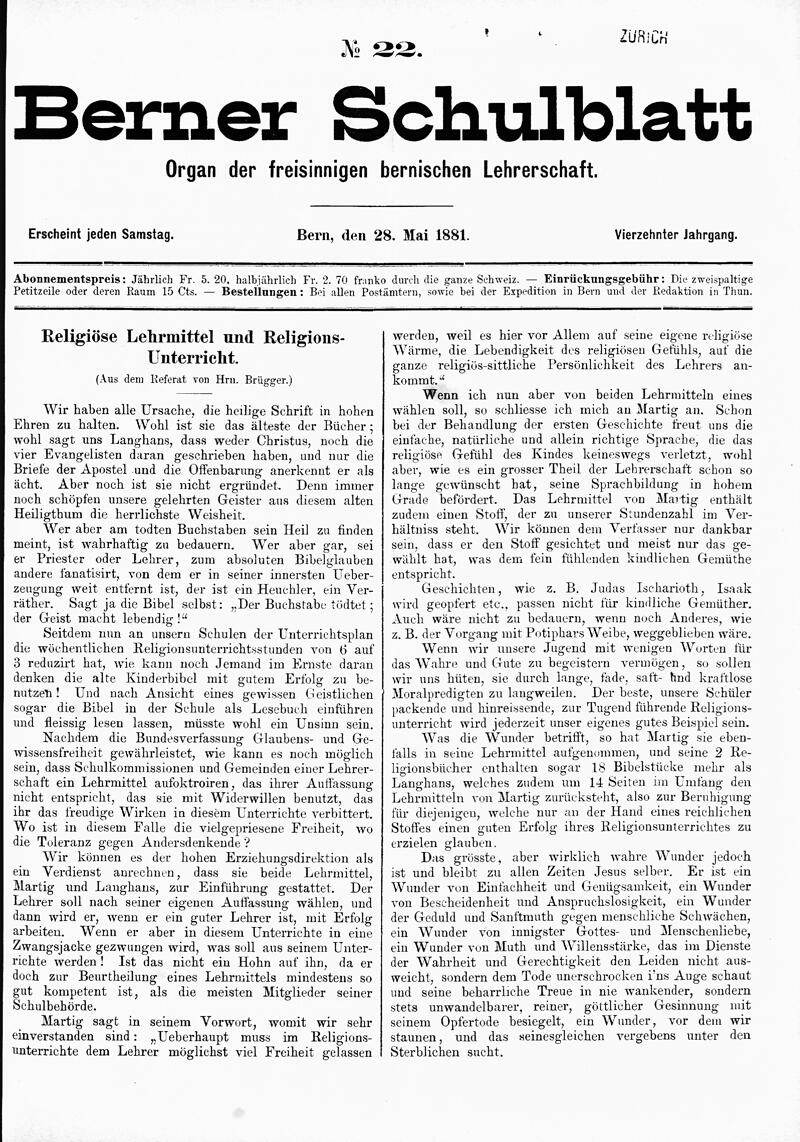 Buchumschlag - Heft 22