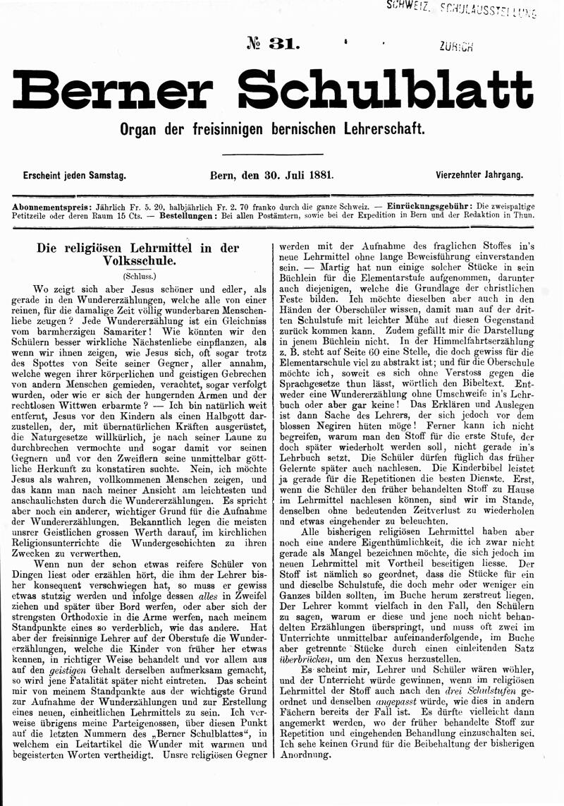 Buchumschlag - Heft 31