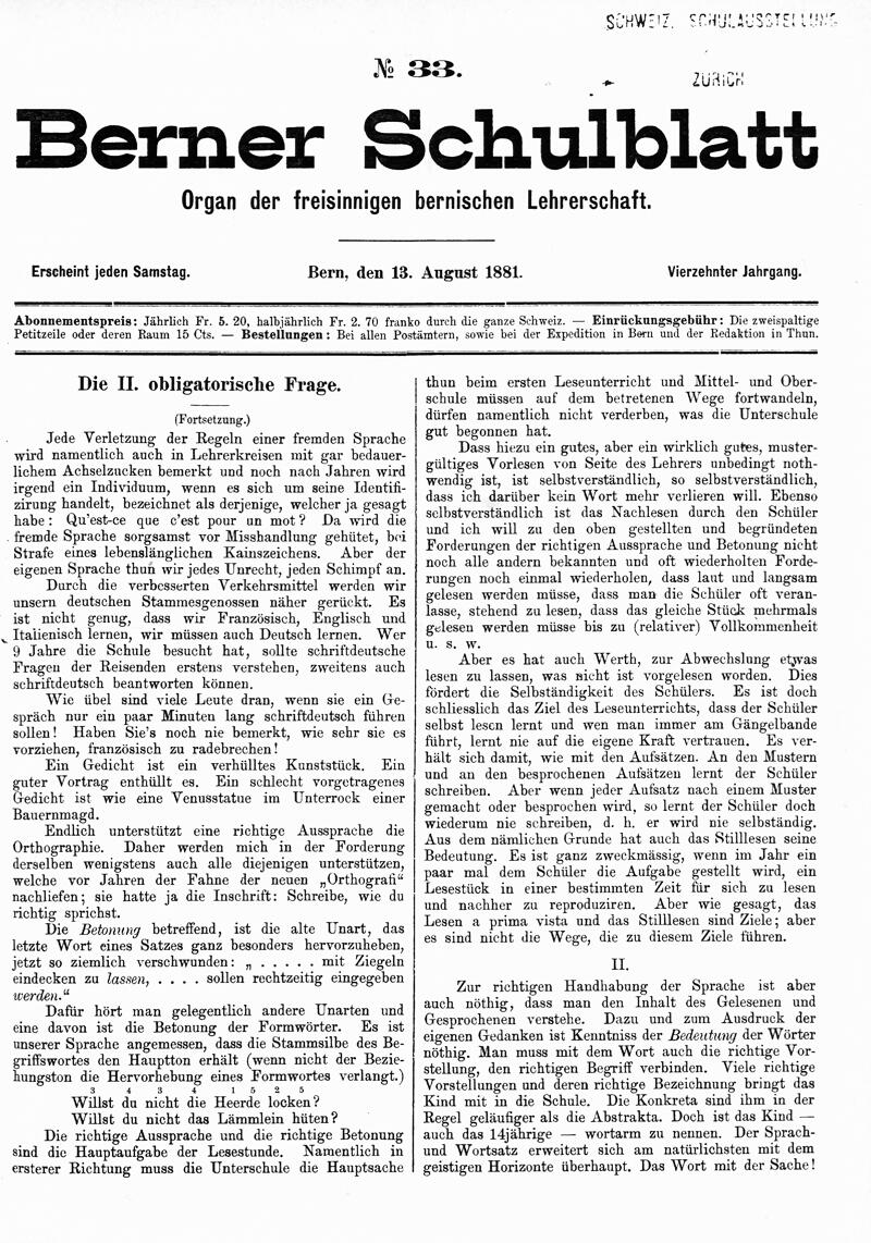 Buchumschlag - Heft 33