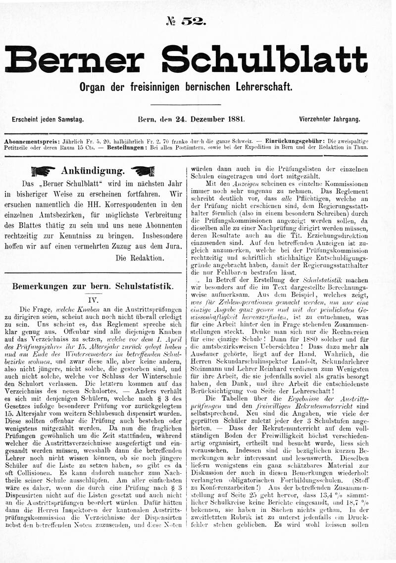 Buchumschlag - Heft 52