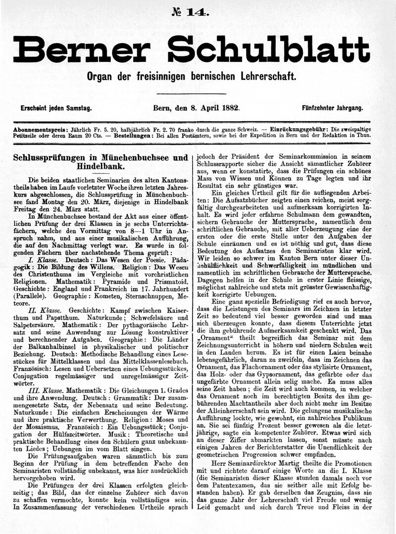 Buchumschlag - Heft 14