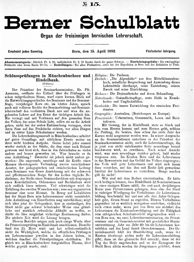 Buchumschlag - Heft 15