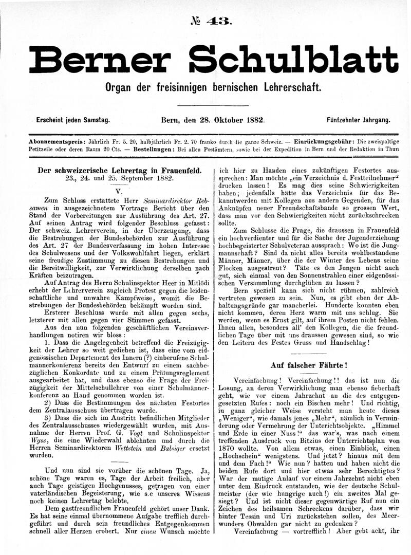 Buchumschlag - Heft 43