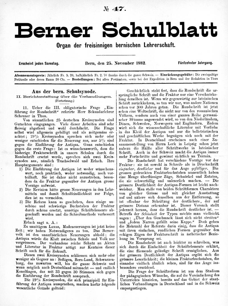 Buchumschlag - Heft 47