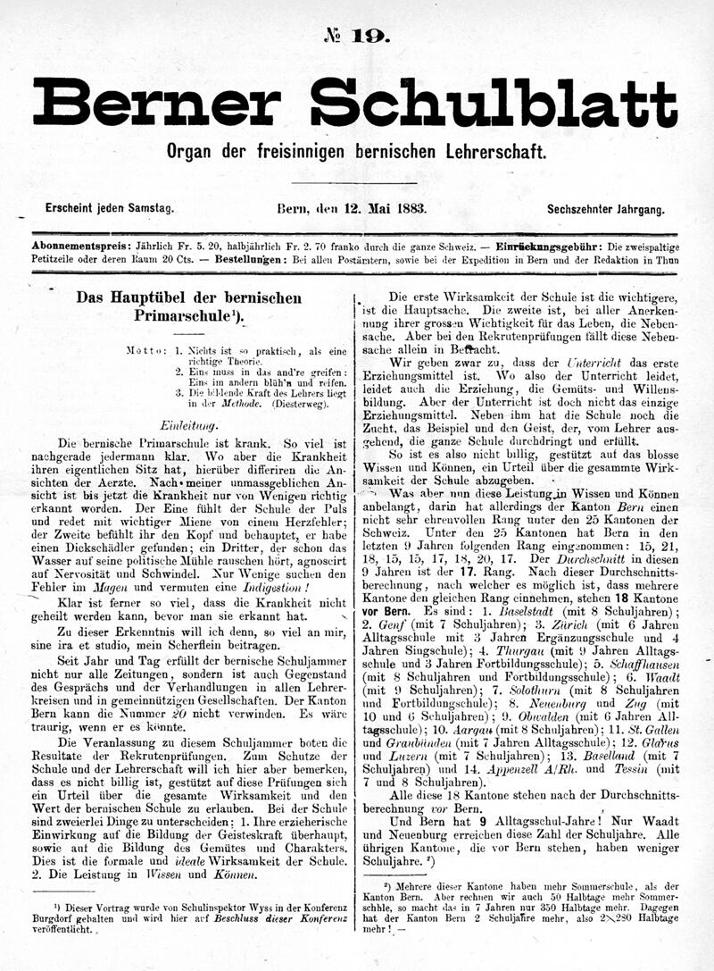 Buchumschlag - Heft 19