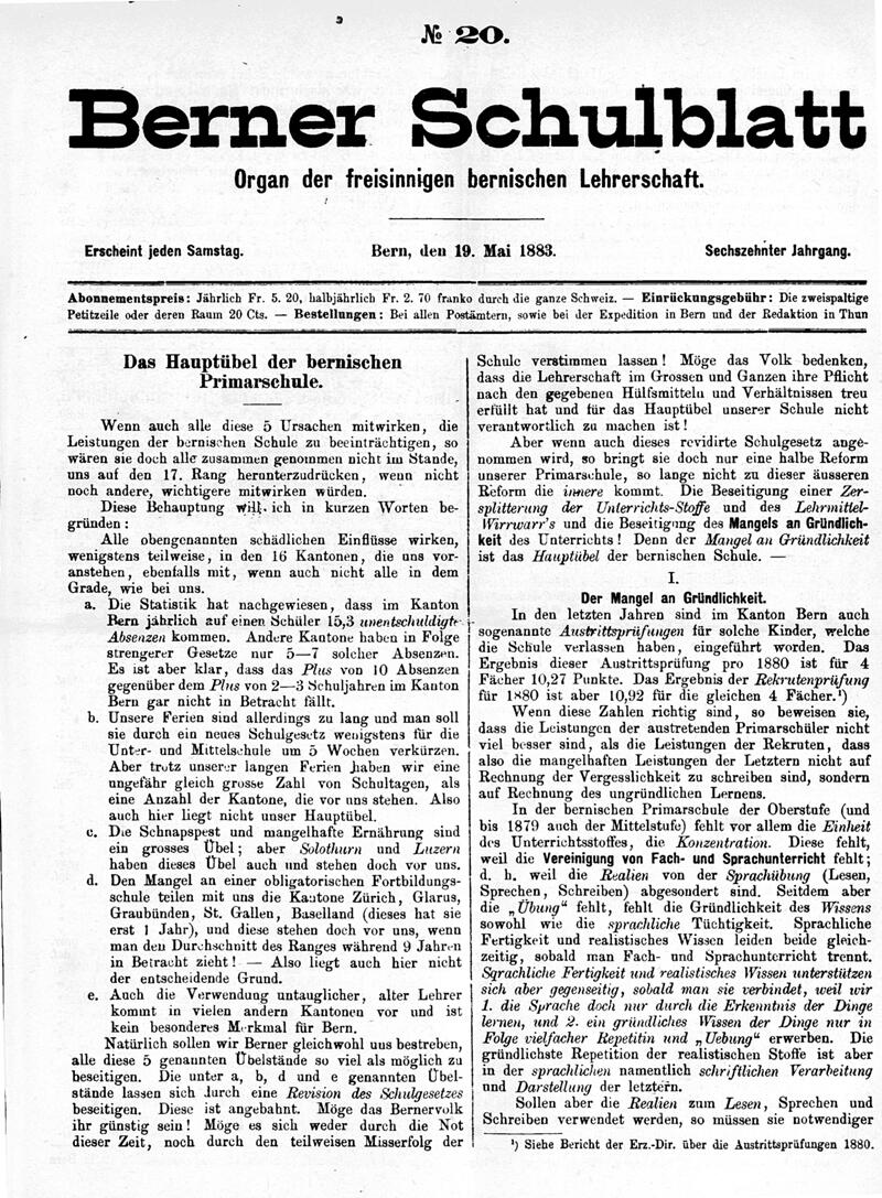 Buchumschlag - Heft 20